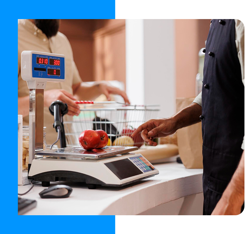 Integration with Weighing & Label Printer Scales